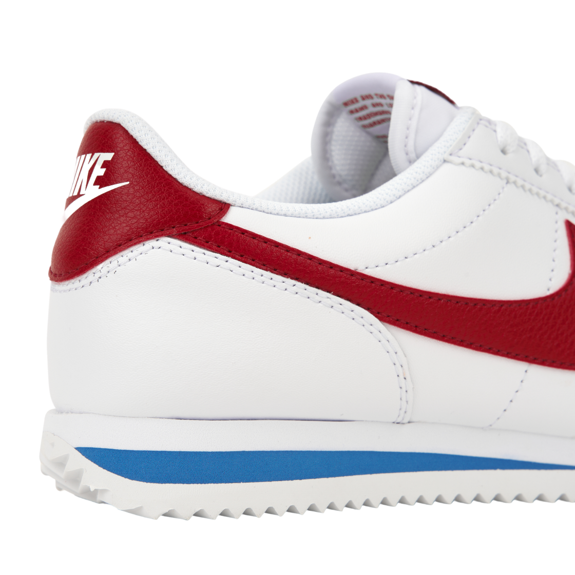 (W) 나이키 코르테즈 레더 화이트 바시티 레드((W) Nike Cortez Leather White Varsity Red) - 8