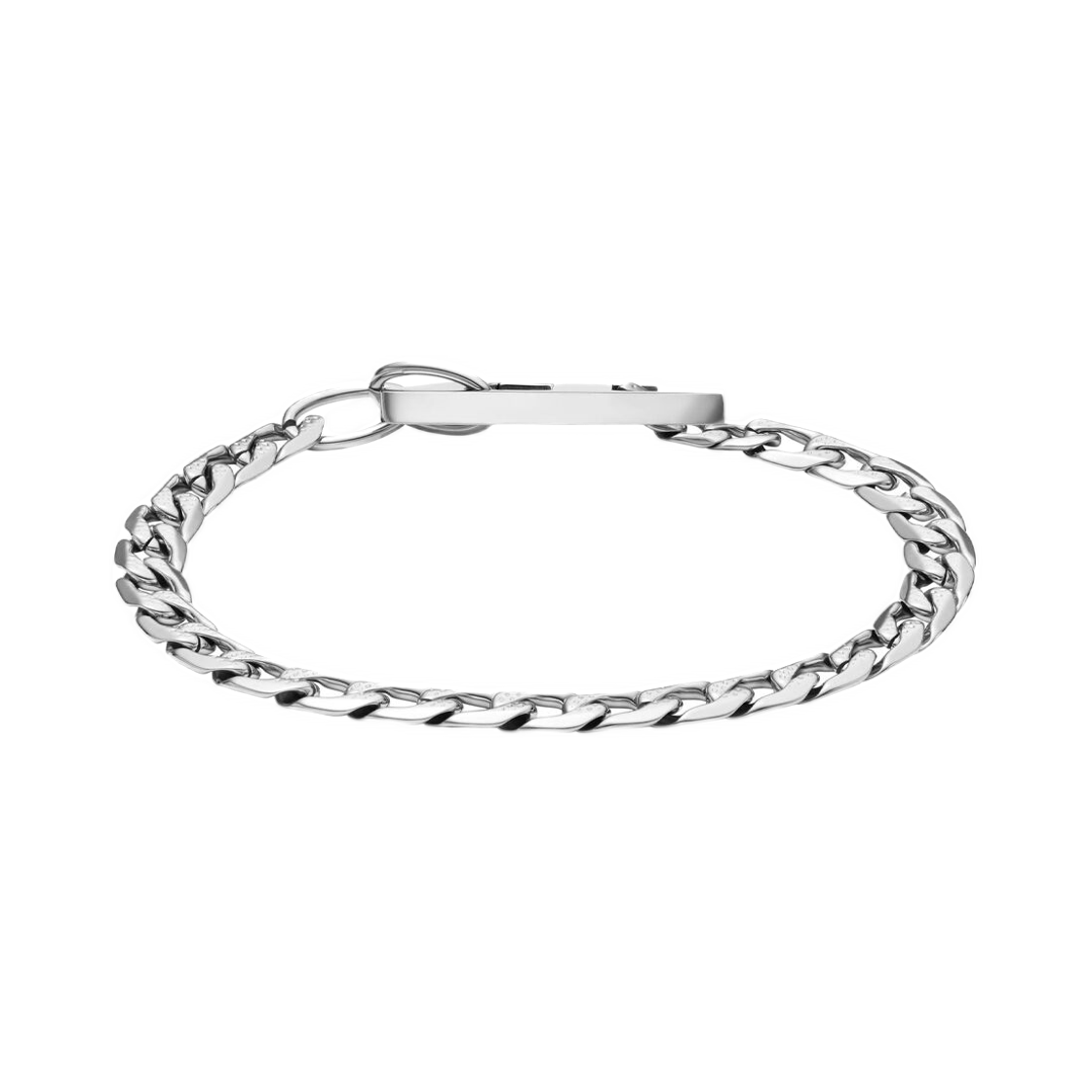 디젤 Dx149600DJW 스테인리스 스틸 체인 브레이슬릿 실버(Diesel Dx149600DJW Stainless Steel Chain Bracelet Silver) - 2