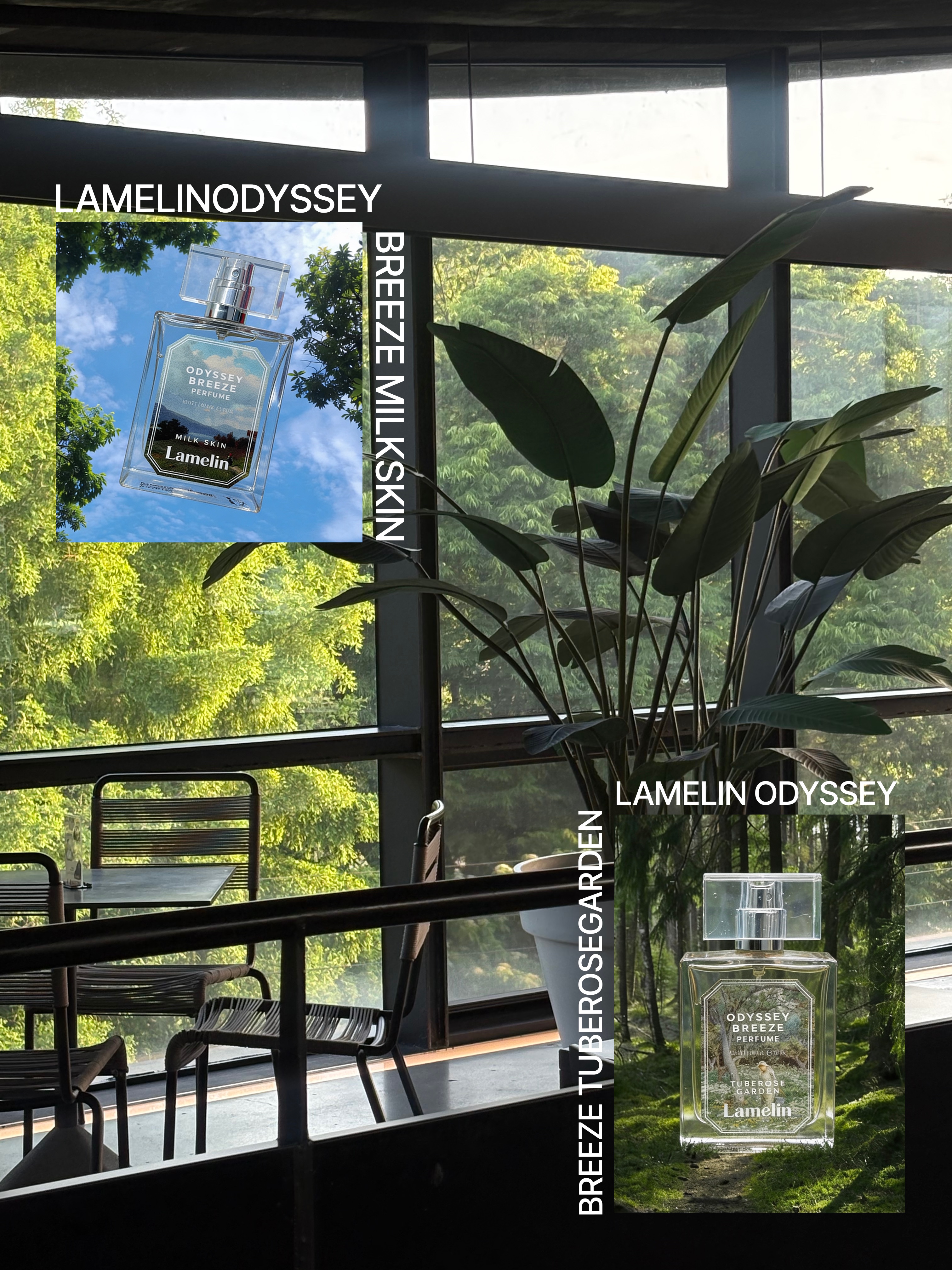 LAMELIN ODYSSEY BREEZE MILK SKINN 50ml, LAMELIN ODYSSEY BREEZE TUBEROSE GARDEN 50ml 착용 스타일