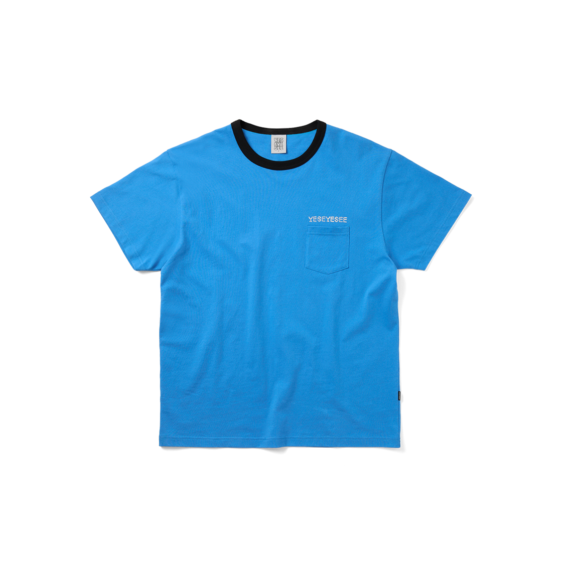 [더블적립] 예스아이씨 플래드 씨-로고 티셔츠 스카이 블루([더블적립] YESEYESEE Plaid C-Logo Tee Sky Blue) - 2
