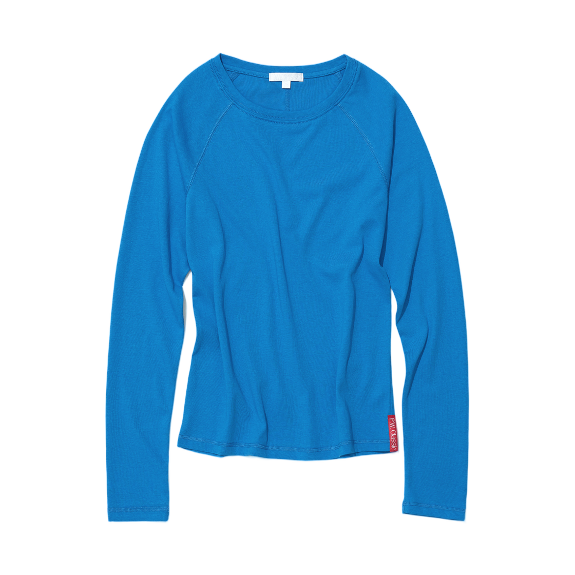 (W) 파르티멘토 PWC 세미시어드 롱슬리브 티셔츠 블루((W) Partimento PWC Semi-Sheered Long Sleeve T-Shirt Blue)