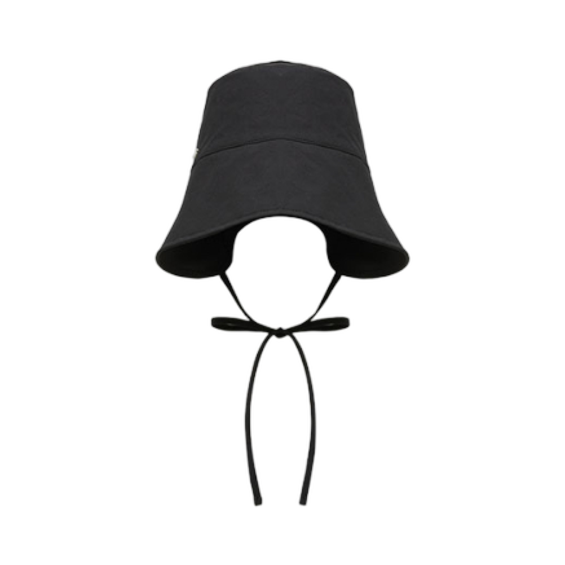 (W) 제이에스티나 J.레터 워터프루프 보닛 햇 블랙((W) J.Estina J.Letter Waterproof Bonnet Hat Black)