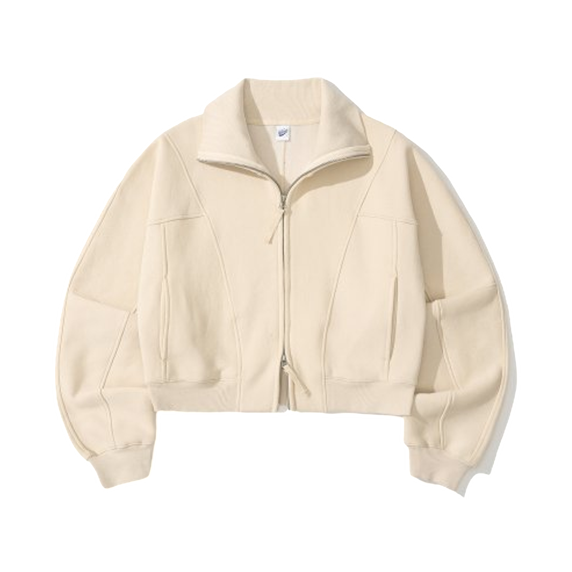 (W) 파르티멘토 라인 저지 트랙 탑 아이보리((W) Partimento Line Jersey Track Top Ivory)
