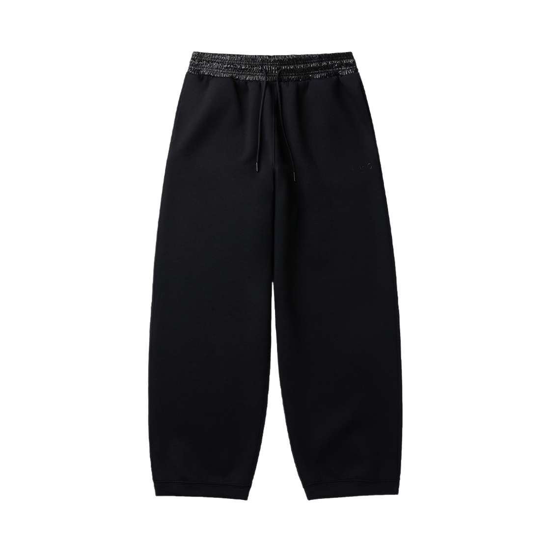 이로 세틴 밴딩 배색 와이드 조거 팬츠 블랙(Iro Saint Banded Contrast Wide Jogger Pants Black)