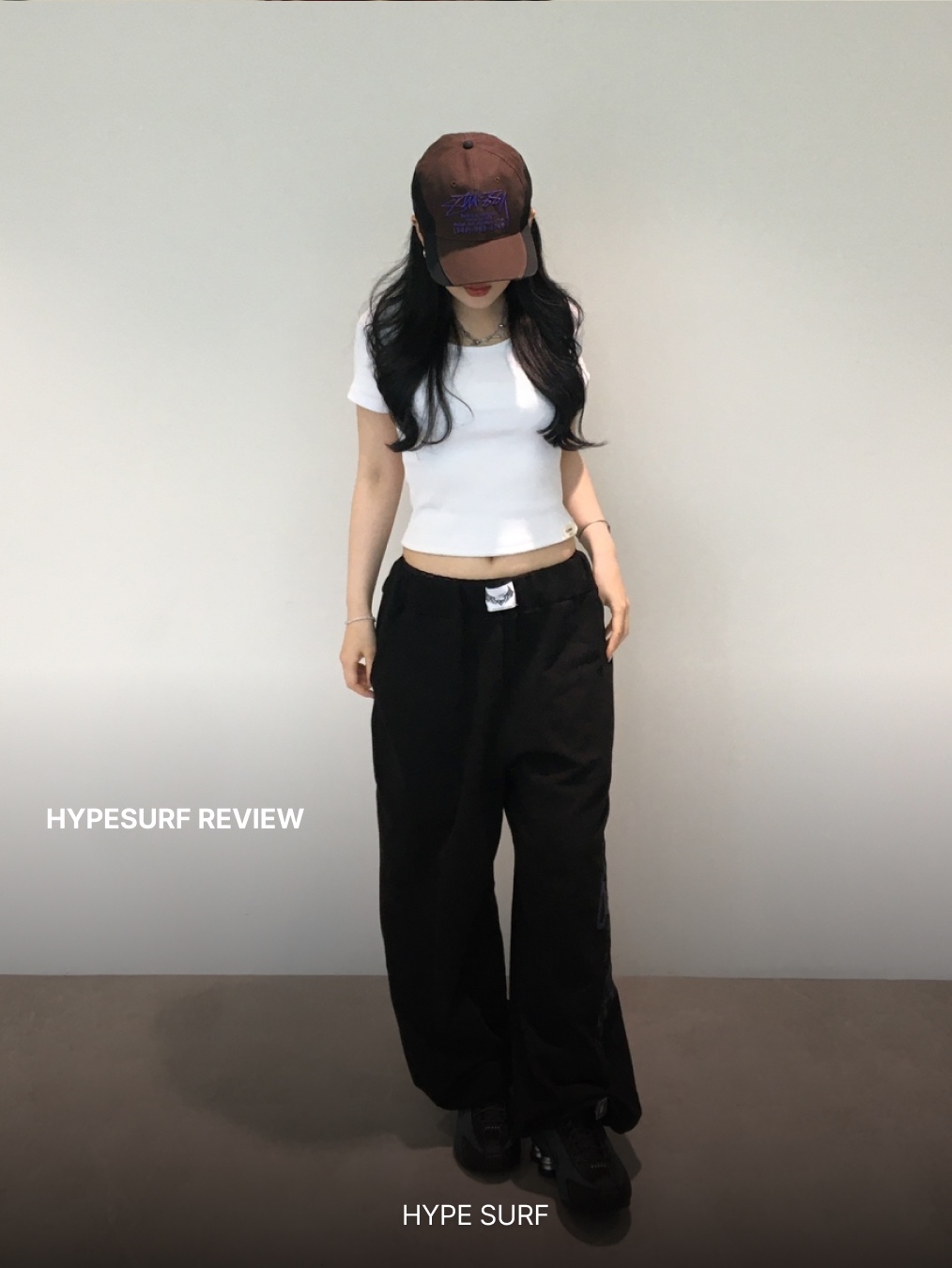 Stussy Parts & Service Mesh Cap Brown 착용 스타일 - 2