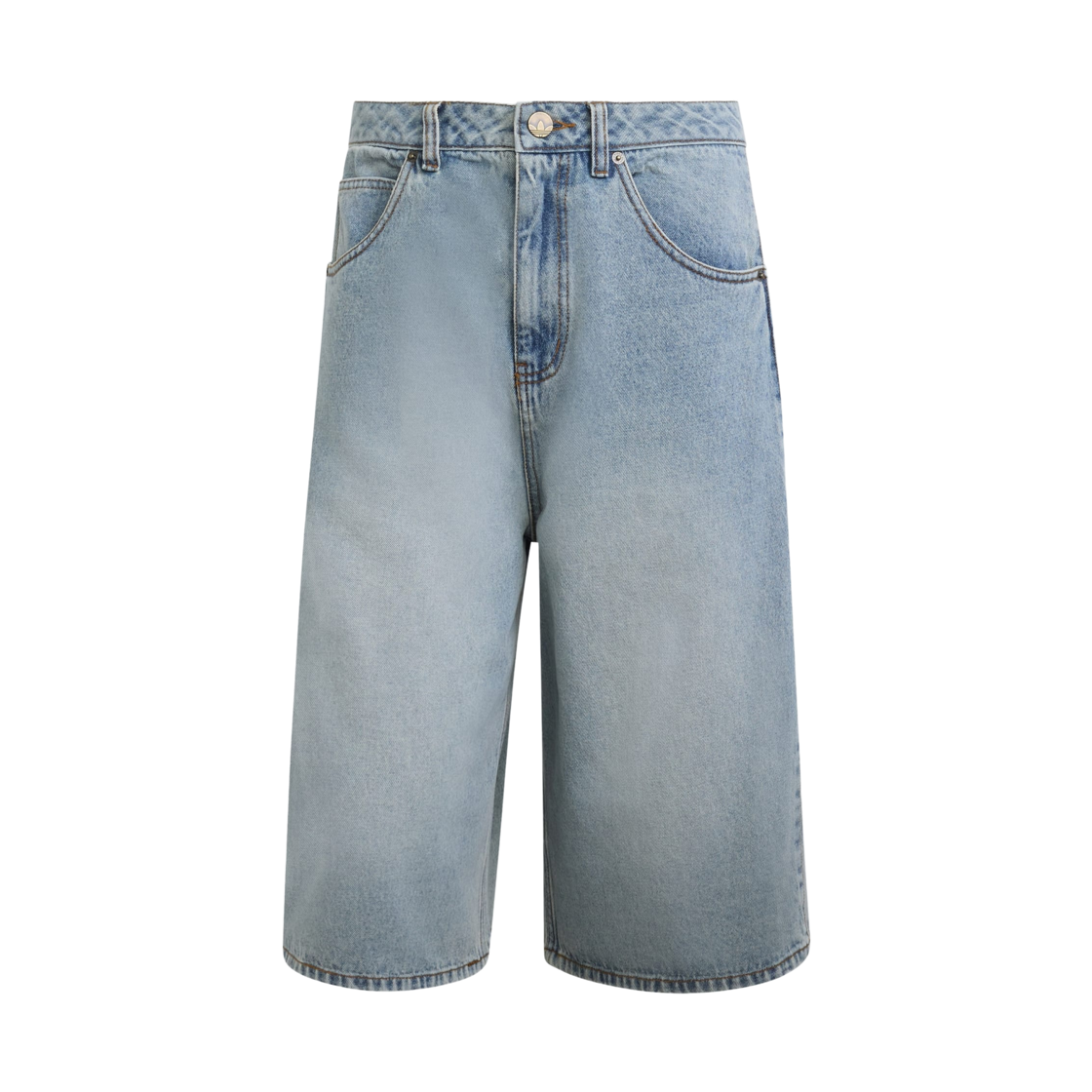 KE0133 Adidas Originals Denim Shorts Indigo Denim - US Sizing