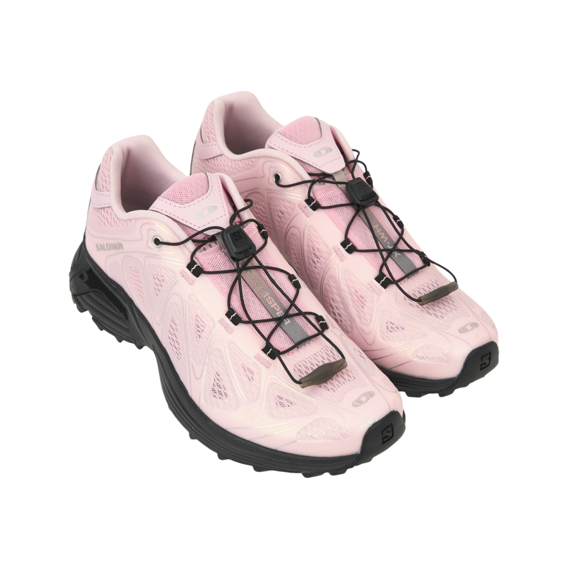 (W) 살로몬 XT-위스퍼 보이드 아이시 핑크 블랙((W) Salomon XT-Whisper Void Icy Pink Black) - 4