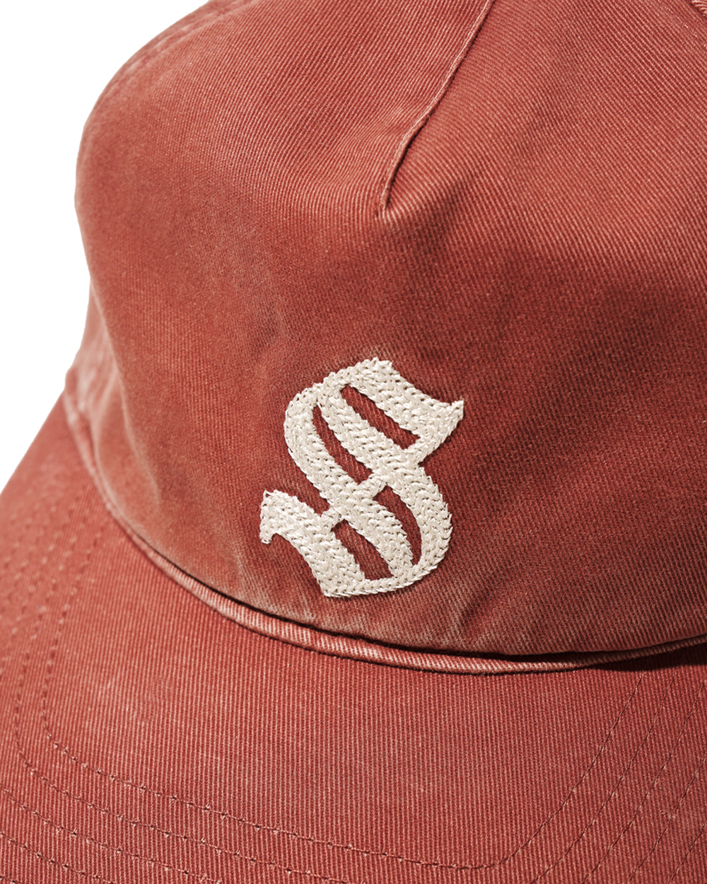 [예약 배송] 선데이세레머니 올드 잉글리쉬 빈티지 로고 캡 - 레드([예약 배송] Sunday Ceremony Old English Vintage Logo Cap - Red) - 4