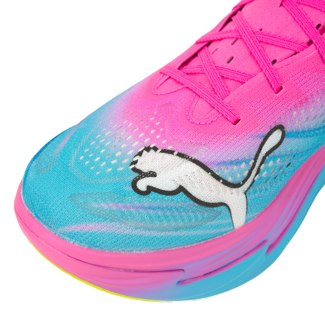 푸마 디비에이트 나이트로 엘리트 4 ST 포이즌 핑크 옐로우 얼러트(Puma Deviate Nitro Elite 4 ST Poison Pink Yellow Alert) - 7
