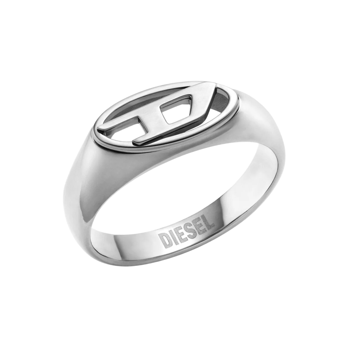 DX158700DJW Diesel Dx158700DJW Stainless Steel Signet Ring Silver