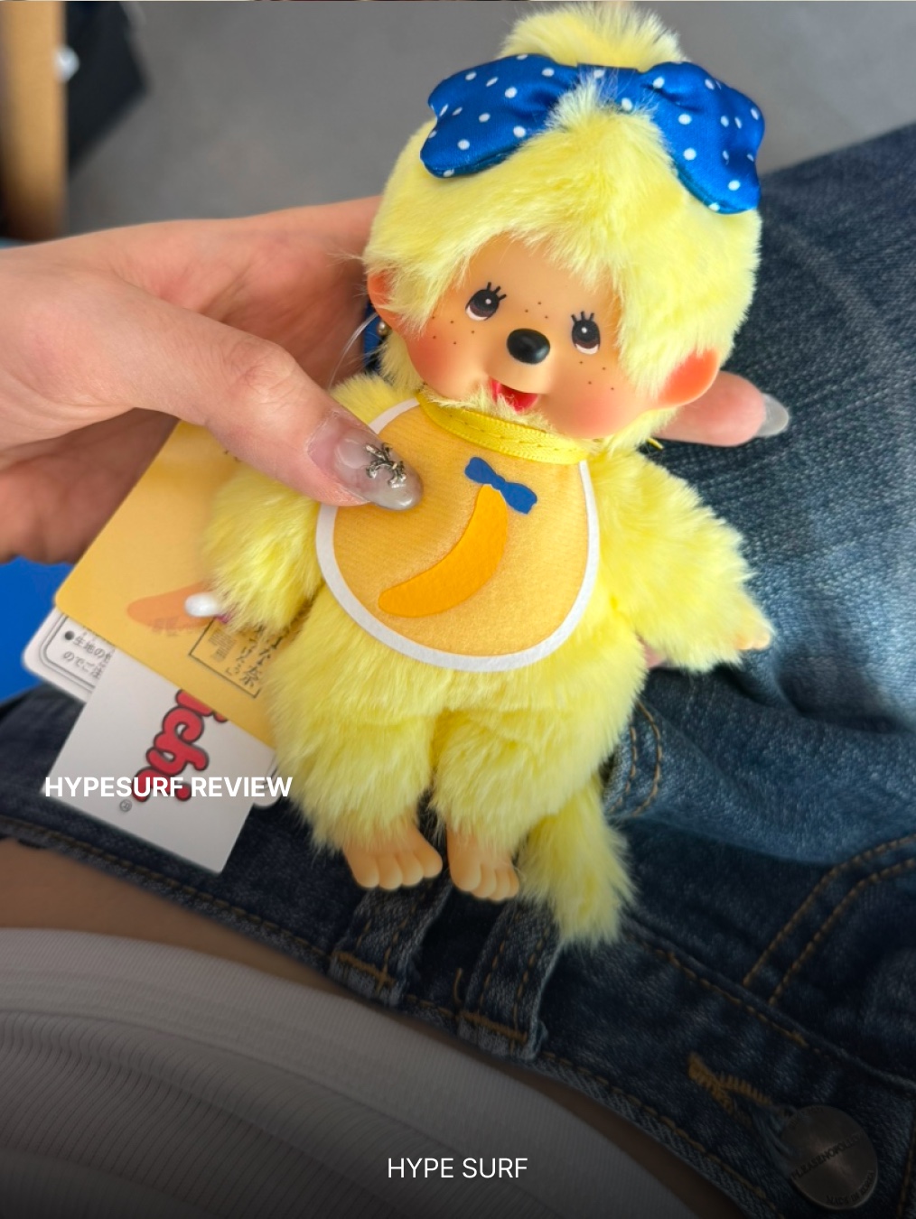 Monchhichi x Tokyo Banana Keychain 착용 스타일 - 1