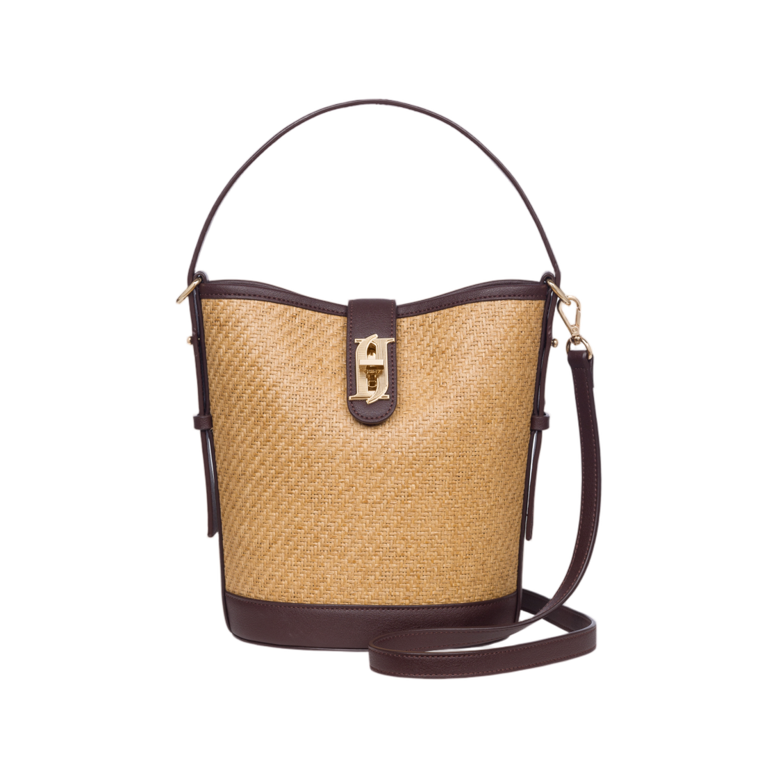 제이에스티나 비타 스몰 버킷 딥 브라운(J.Estina Vita Small Bucket Deep Brown) - 1