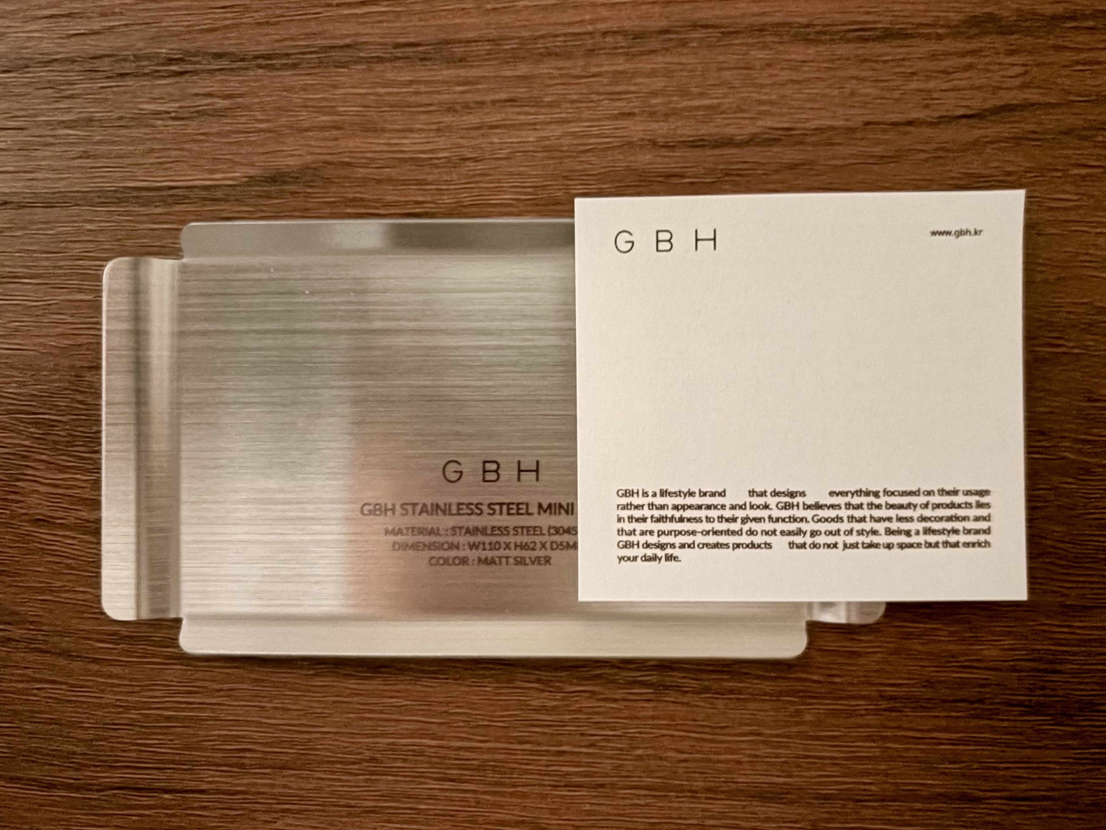 GBH HOME Stainless Steel Mini Tray M 착용 스타일 - 1