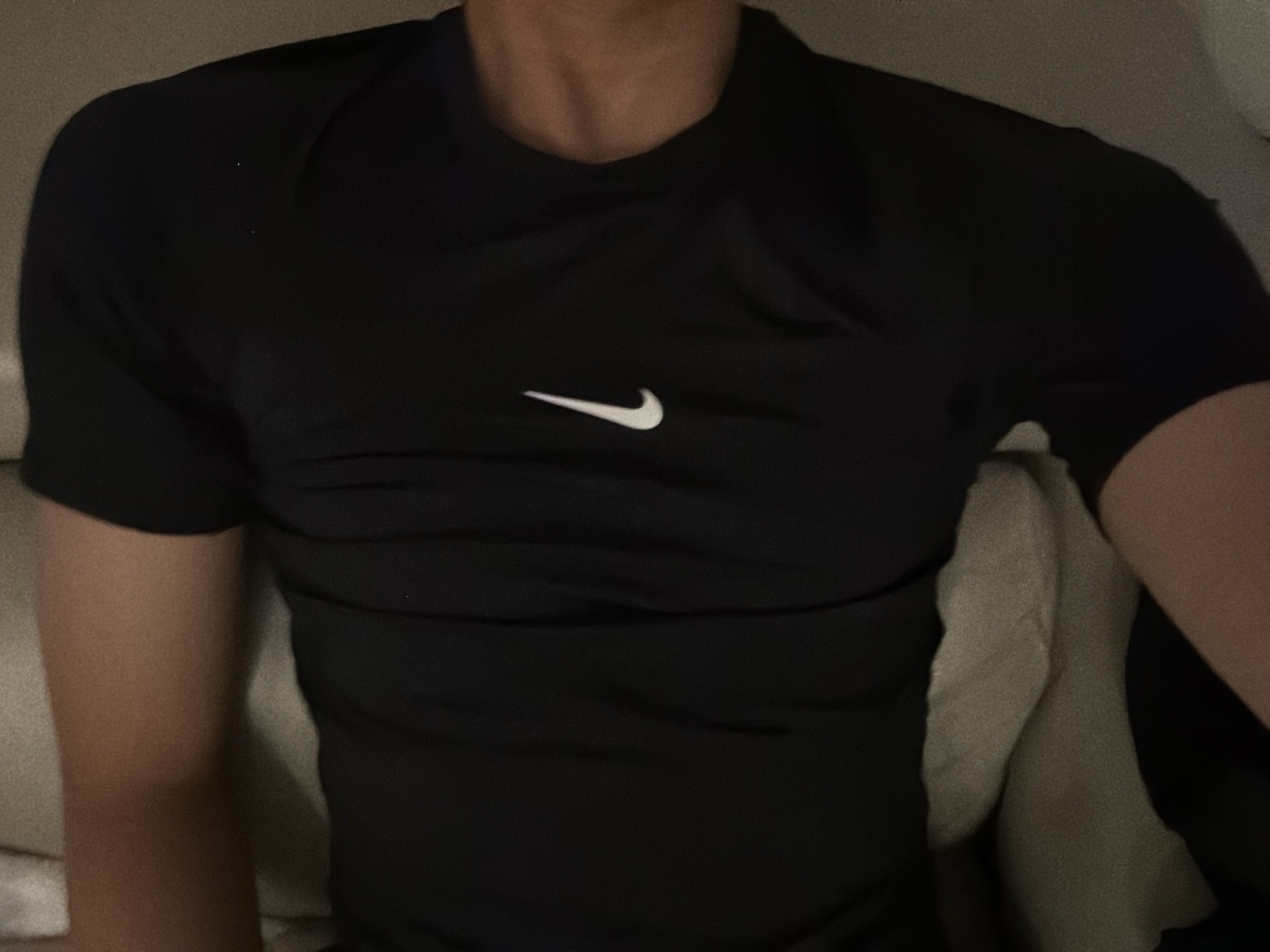Nike Pro Dri-Fit Short Sleeve Fitness Top Black - Asia 착용 스타일 - 1