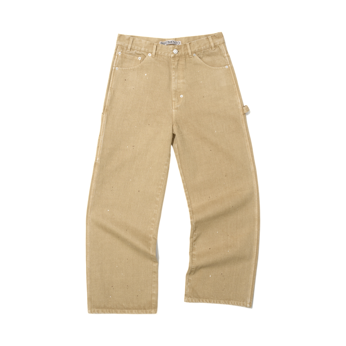 (W) 파르티멘토 워시드 유틸리티 팬츠 베이지((W) Partimento Washed Utility Pants Beige)
