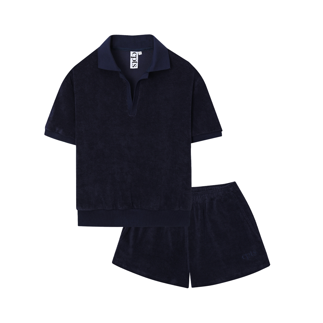 라이트 테리 폴러 셋업_네이비(LIGHT TERRY POLO SETS_NAVY)