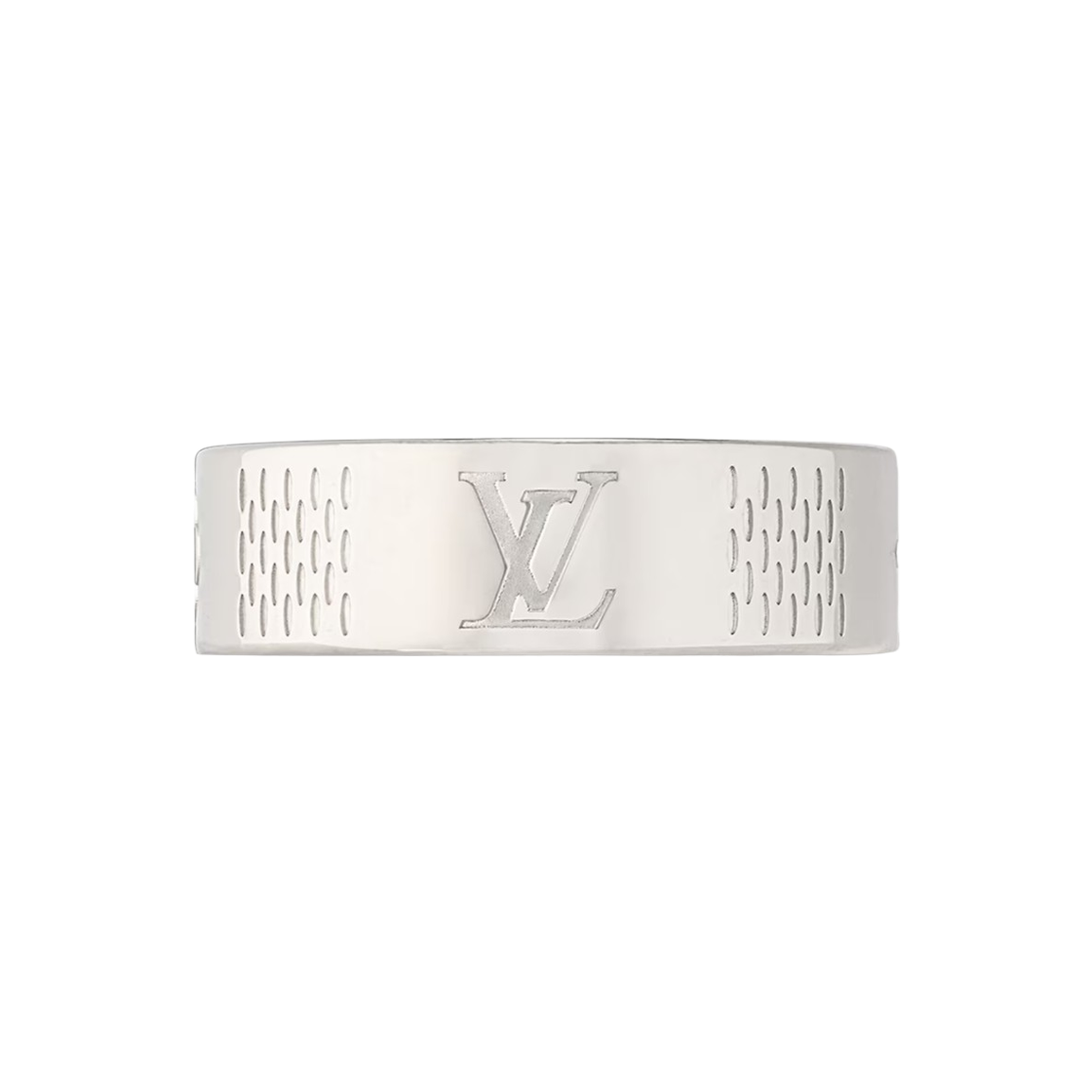 루이비통 다미에 스테이플스 신 링 실버(Louis Vuitton Damier Staples Thin Ring Silver) - 1