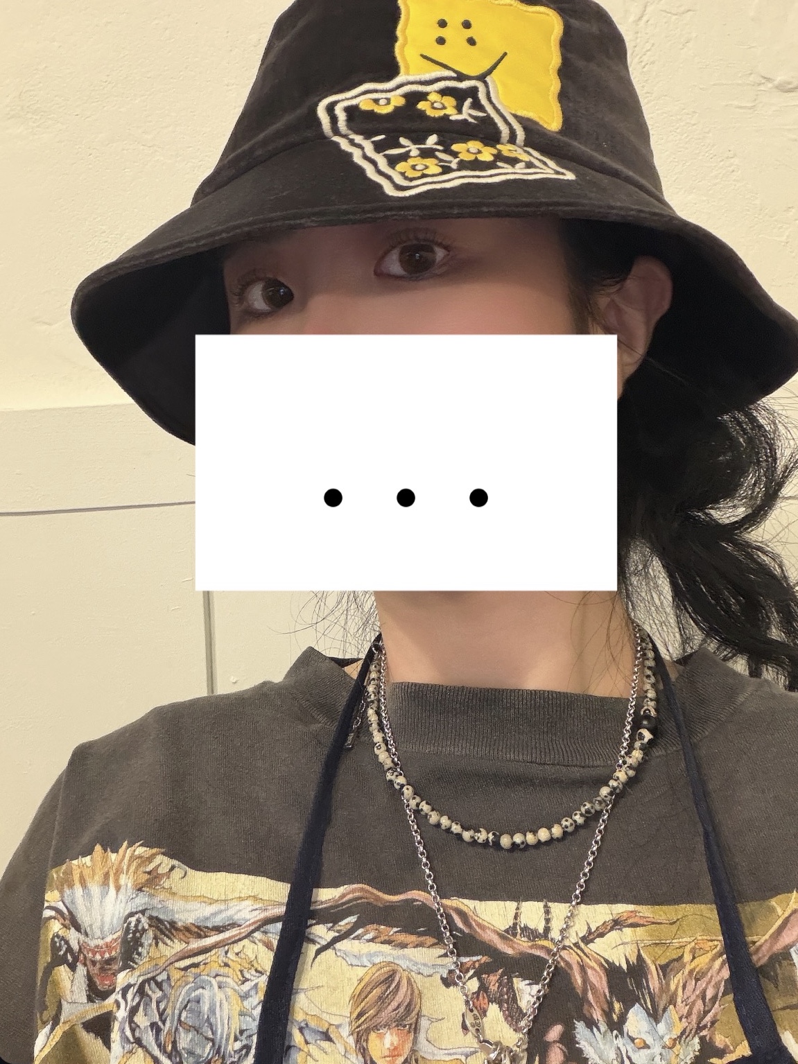 Kapital Velveteen Bucket Hat With Short Brim Peckish Rainbow Black, Saint Mxxxxxx x Death Note S/S T-Shirt Black - 26SS 착용 스타일