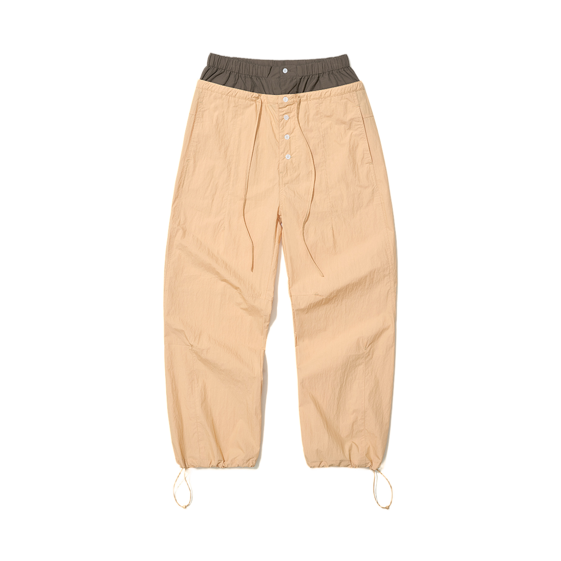 (W) 파르티멘토 더블 웨이스트 파라슈트 팬츠 오렌지((W) Partimento Double Waist Parachute Pants Orange)