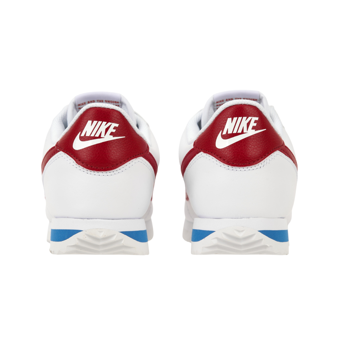 (W) 나이키 코르테즈 레더 화이트 바시티 레드((W) Nike Cortez Leather White Varsity Red) - 6