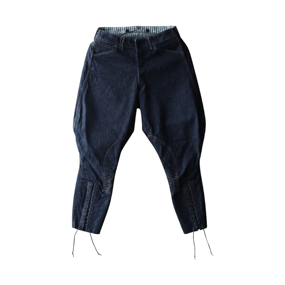 블랙 사인 다크 인디고 데님 셰리프 브리치스 다크 인디고(Black Sign Dark Indigo Denim Sheriff Breeches Dark Indigo)
