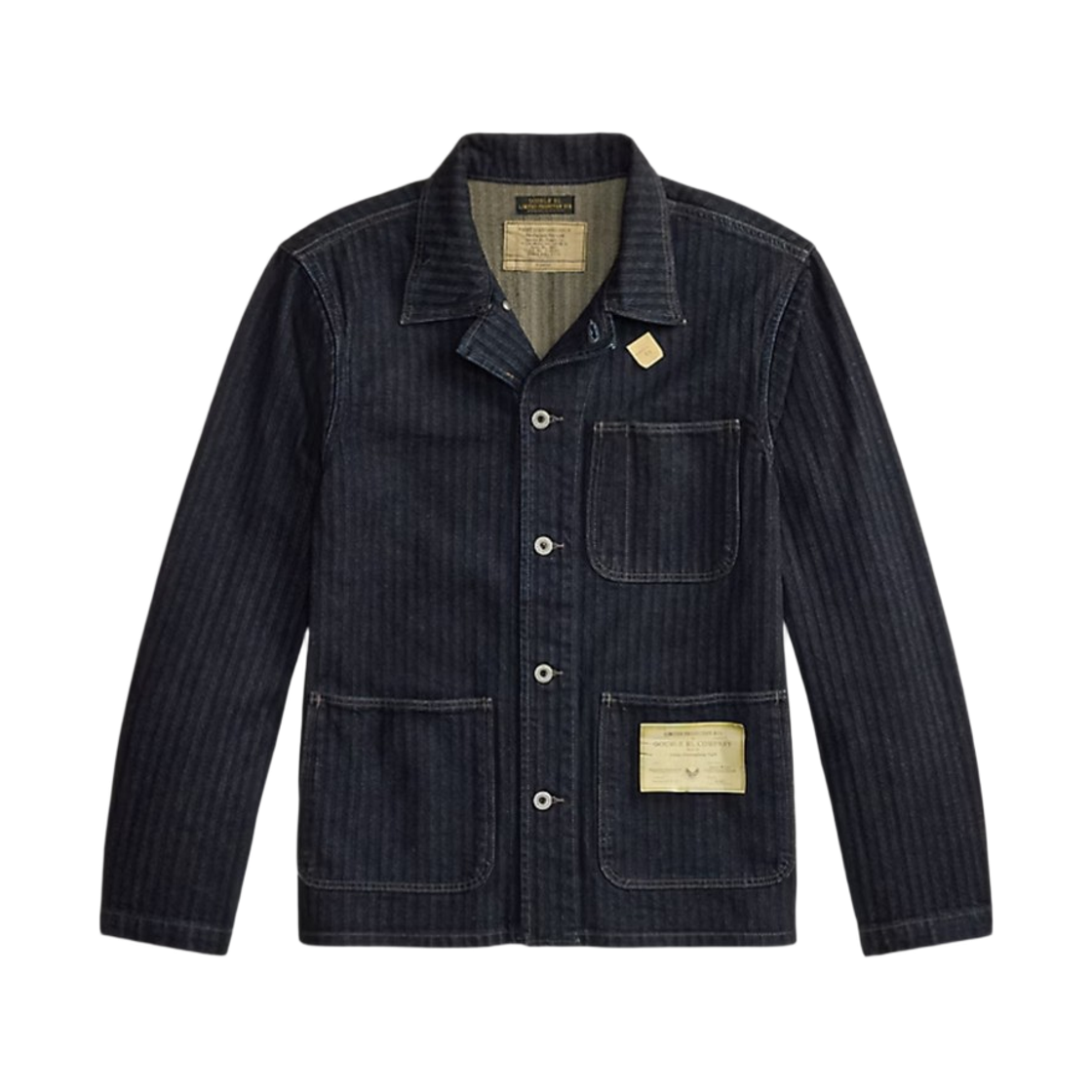 더블알엘 리미티드 에디션 인디고 헤링본 셔츠 린스(Double RL Limited Edition Indigo Herringbone Shirt Rinse)