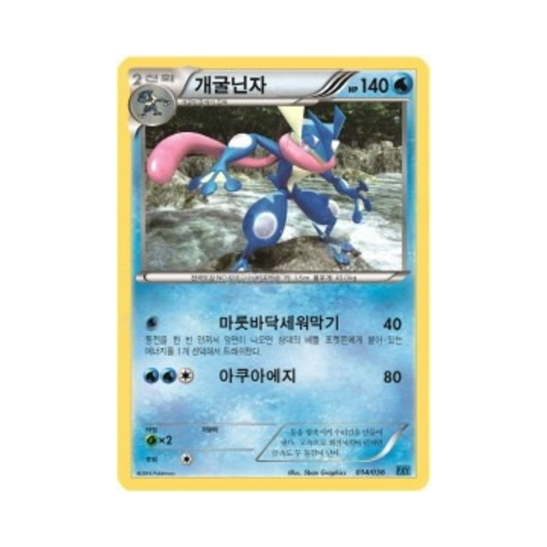 포켓몬 TCG 개굴닌자 XY 퍼스트 세트 개구마르의 진화 (한글판)(Pokemon TCG Greninja XY First Set Froakie Evolution (Korean Ver.)) - 1