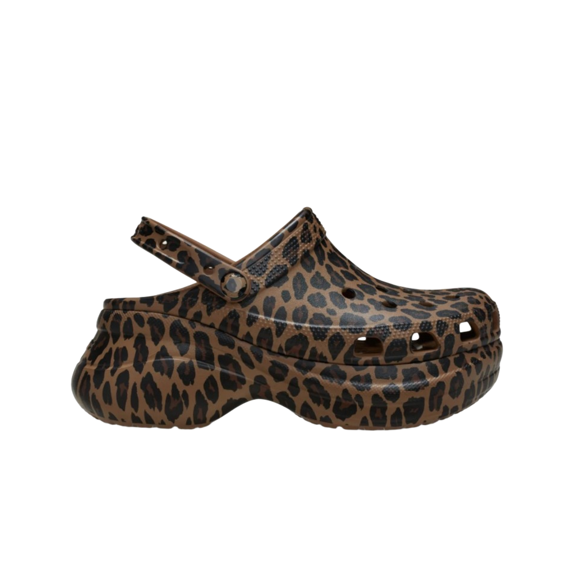 211624-2LD (W) Crocs Bae Animal Clog Sepia Leopard