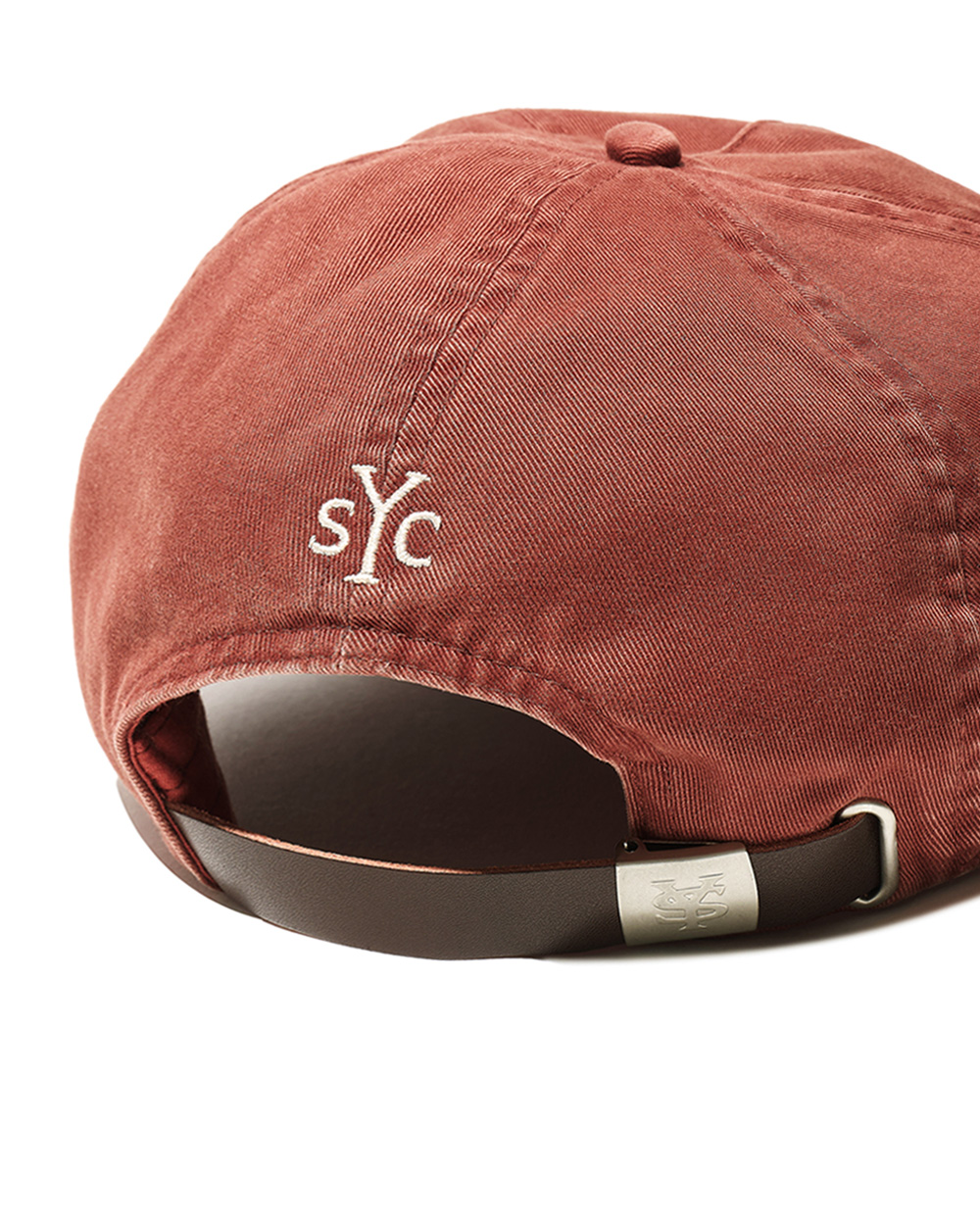 [예약 배송] 선데이세레머니 워시드 고딕 로고 캡 - 레드([예약 배송] Sunday Ceremony Washed Gothic Logo Cap - Red) - 5
