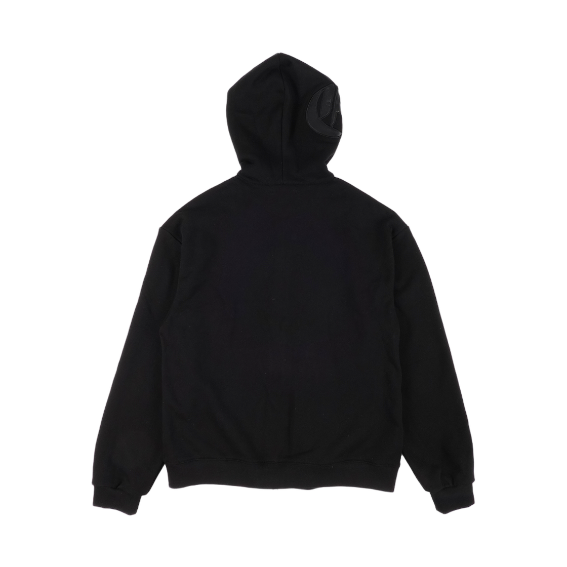 이알티알 x 니들 레더 아플리케 후드 집업 블랙(ERTR x Needle Leather Applique Hoodie Zip Up Black) - 2