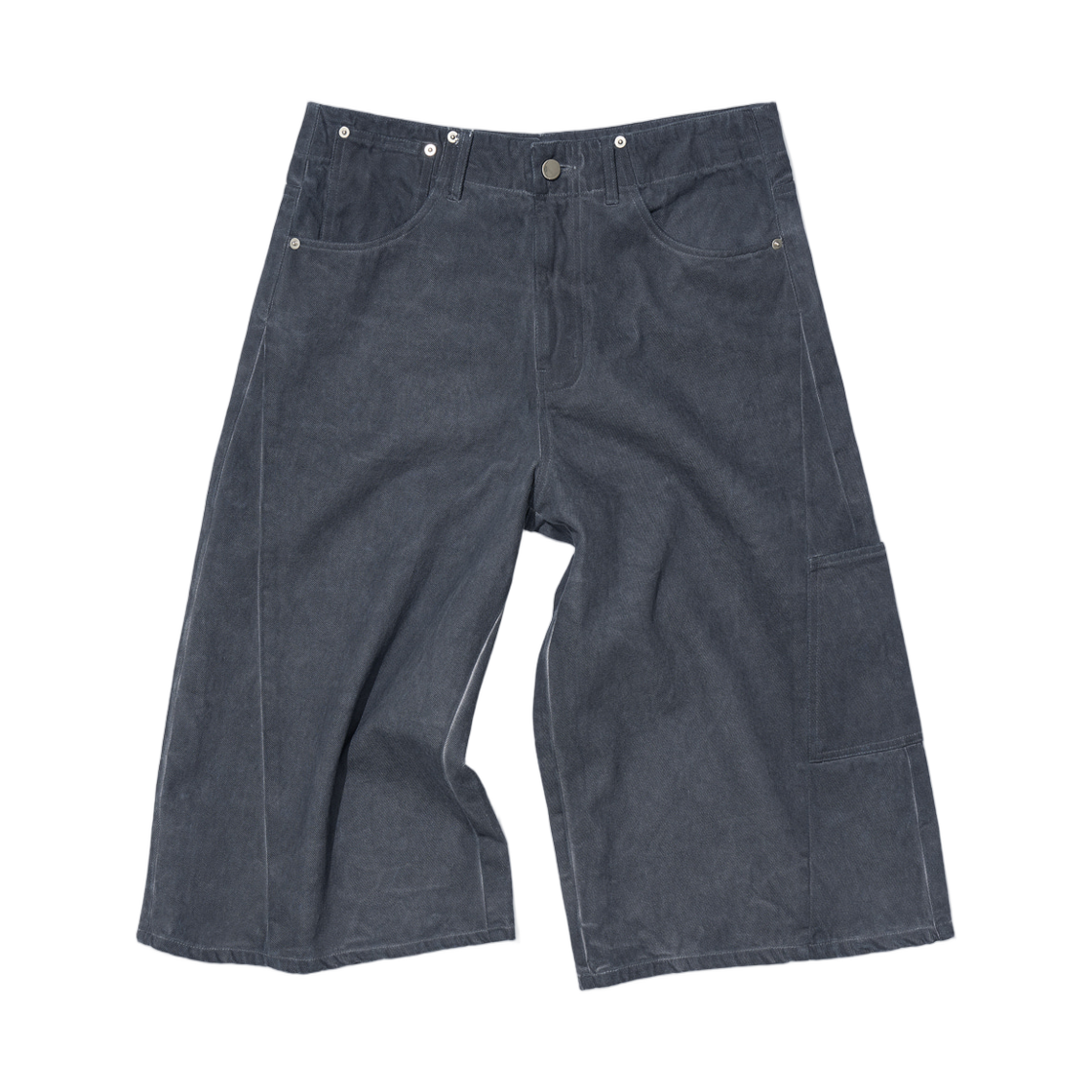 (W) 파르티멘토 워시드 카고 버뮤다 쇼츠 차콜((W) Partimento Washed Cargo Bermuda Shorts Charcoal)