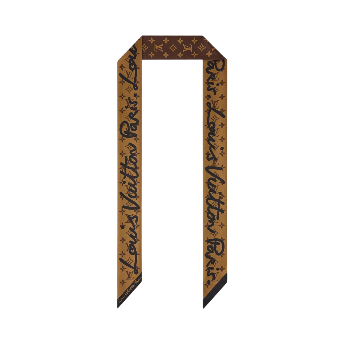 M97876 (W) Louis Vuitton LV Script BB Bandeau Black