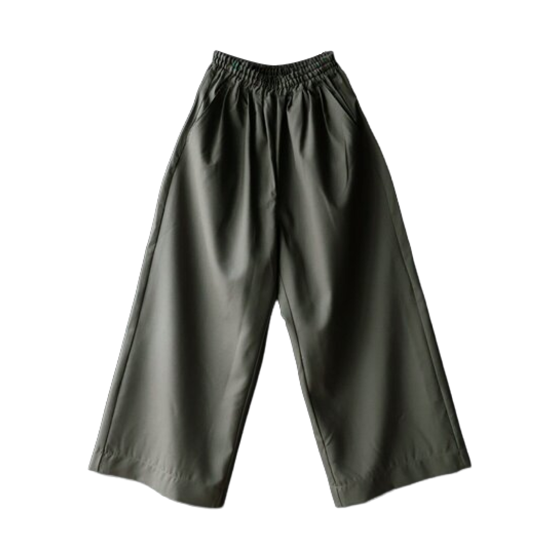 블랙 사인 카일 로렌스 와이드 팬츠 솔저 그린(Black Sign Kyle Laurence Wide Pants Soldier Green) - 1