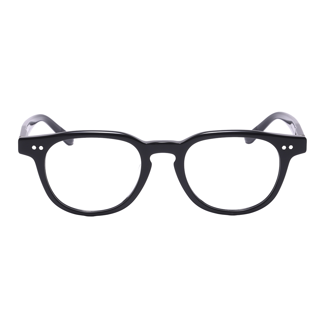 SBG7604 0909G ALO EYEWEAR [SILVERBITE] SBG7604 0909G acetate black eyeglass frame