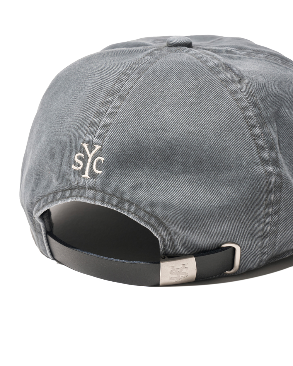 선데이세레머니 SY 로고 5패널 뉴코튼 캡 - 그레이쉬 블루(Sunday Ceremony Sy Logo 5 Panel New Cotton Cap - Grayish Blue) - 5