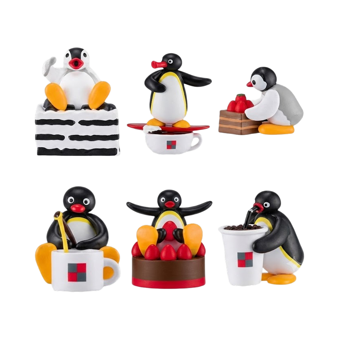 투썸플레이스 x 핑구 피규어 키링 미개봉 랜덤박스 (1개입)(A Twosome Place x Pingu Figure Keyring Sealed Case (1 Blind Box))