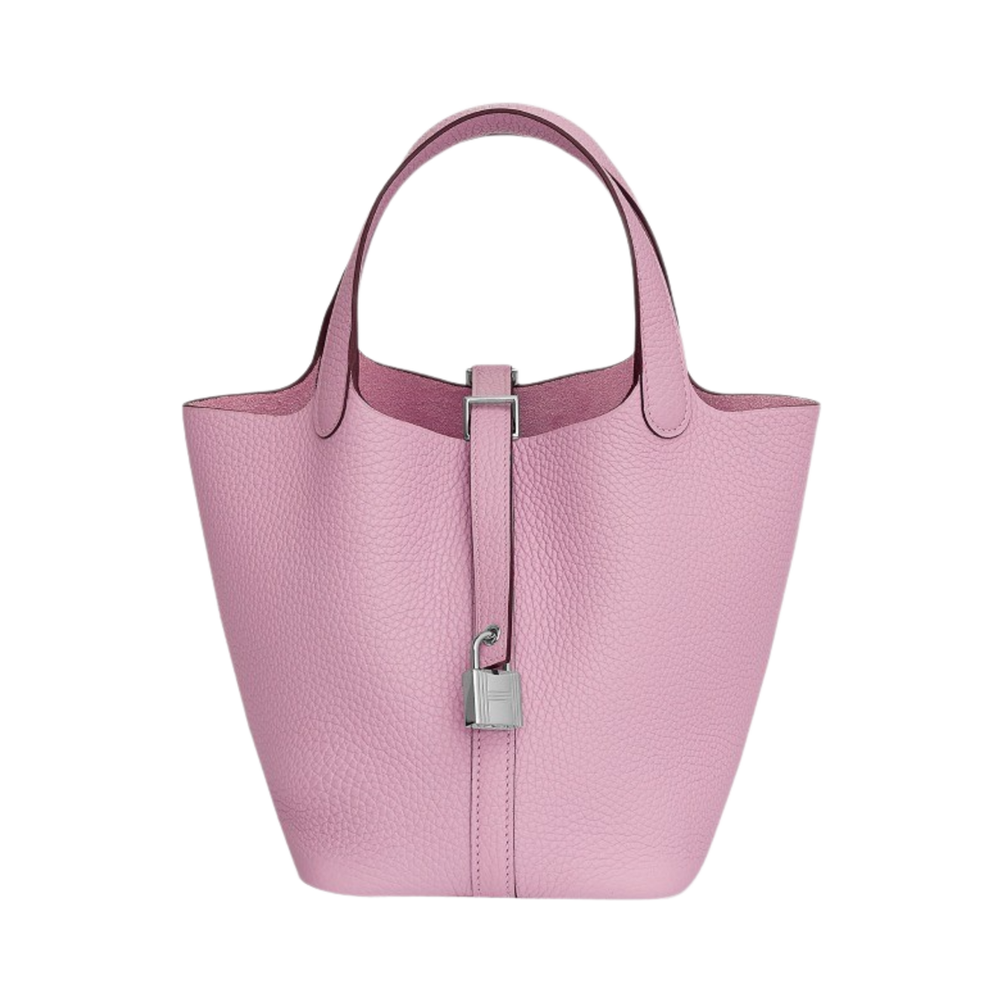 Hermes Picotin Lock 18 Bag Clemence & Palladium Mauve Sylvestre