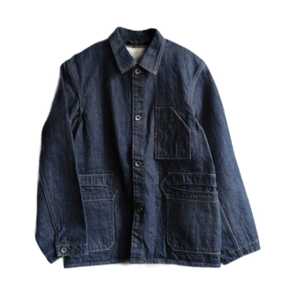 블랙 사인 데님 델타 자켓 다크 인디고(Black Sign Denim Delta Jacket Dark Indigo)