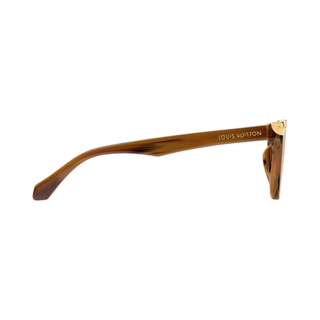 루이비통 LV 헤리티지 스퀘어 선글라스 브라운 마블(Louis Vuitton LV Heritage Square Sunglasses Brown Marvel) - 2