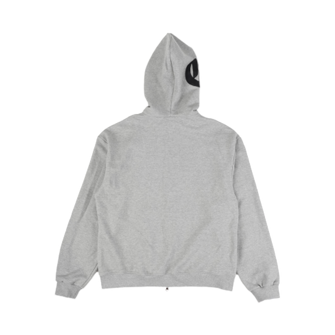 이알티알 x 니들 레더 아플리케 후드 집업 그레이(ERTR x Needle Leather Applique Hoodie Zip Up Grey) - 2