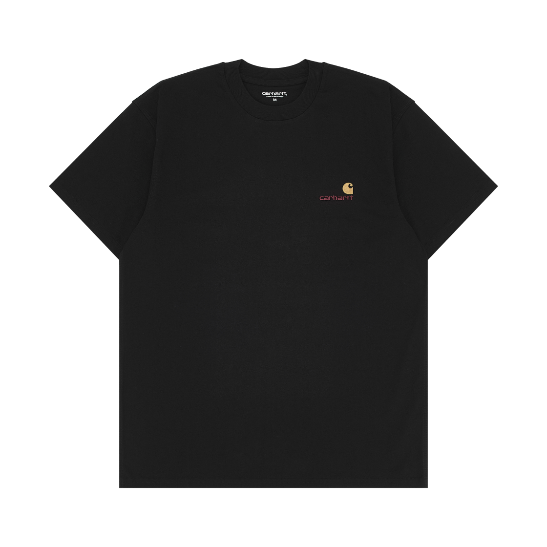칼하트 WIP 숏슬리브 아메리칸 스크립트 티셔츠 블랙(Carhartt WIP S/S American Script T-Shirt Black) - 1