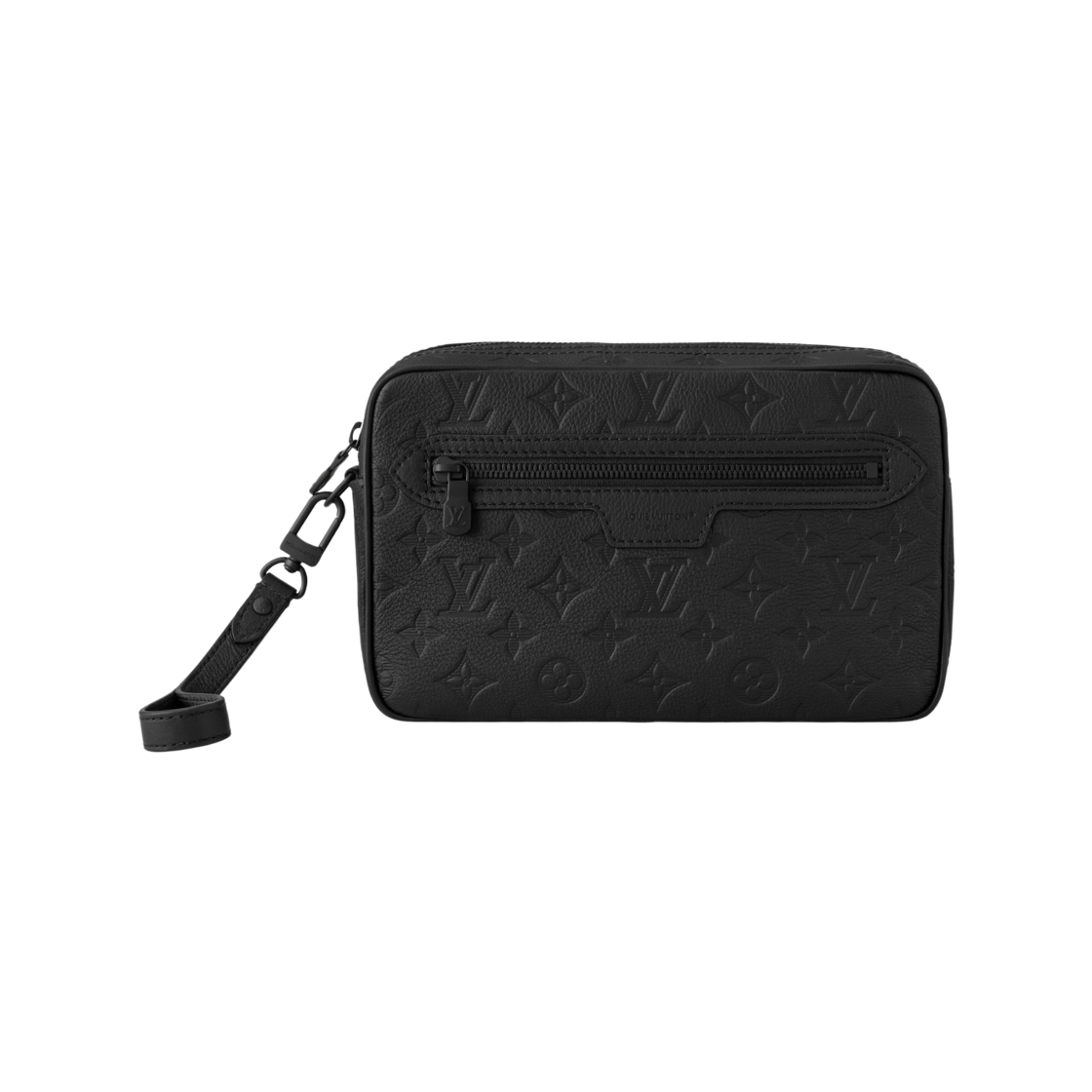 M14910 Louis Vuitton Pochette Kasai Monogram Shadow Leather Black