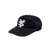 Sunday Ceremony Sy Velour Logo Cap - Navy