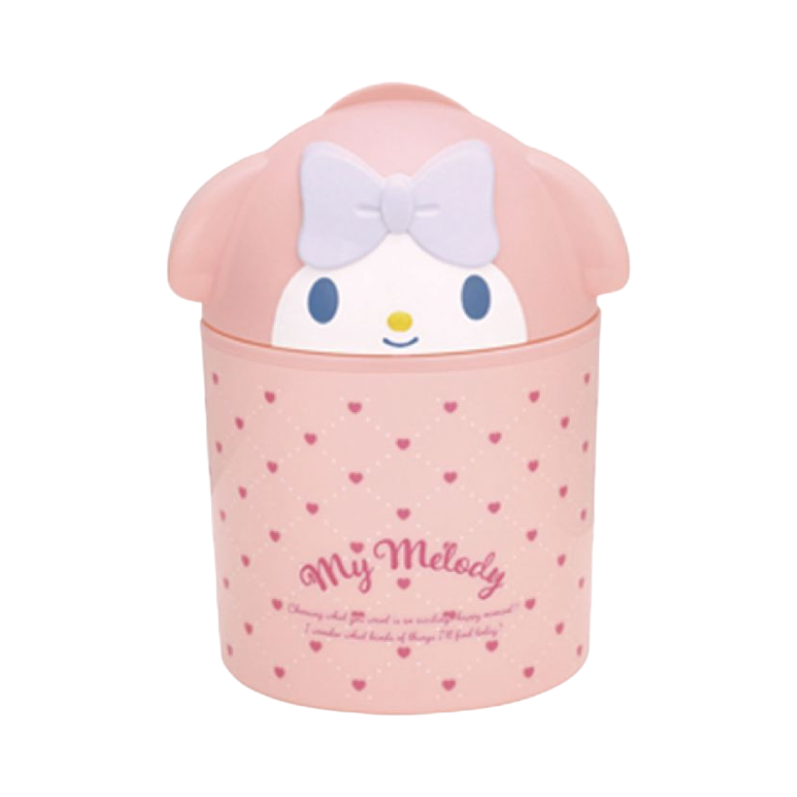 스케이터 마이멜로디 다이컷 탁상 휴지통(Skater Mymelody Desk Trash Bin)