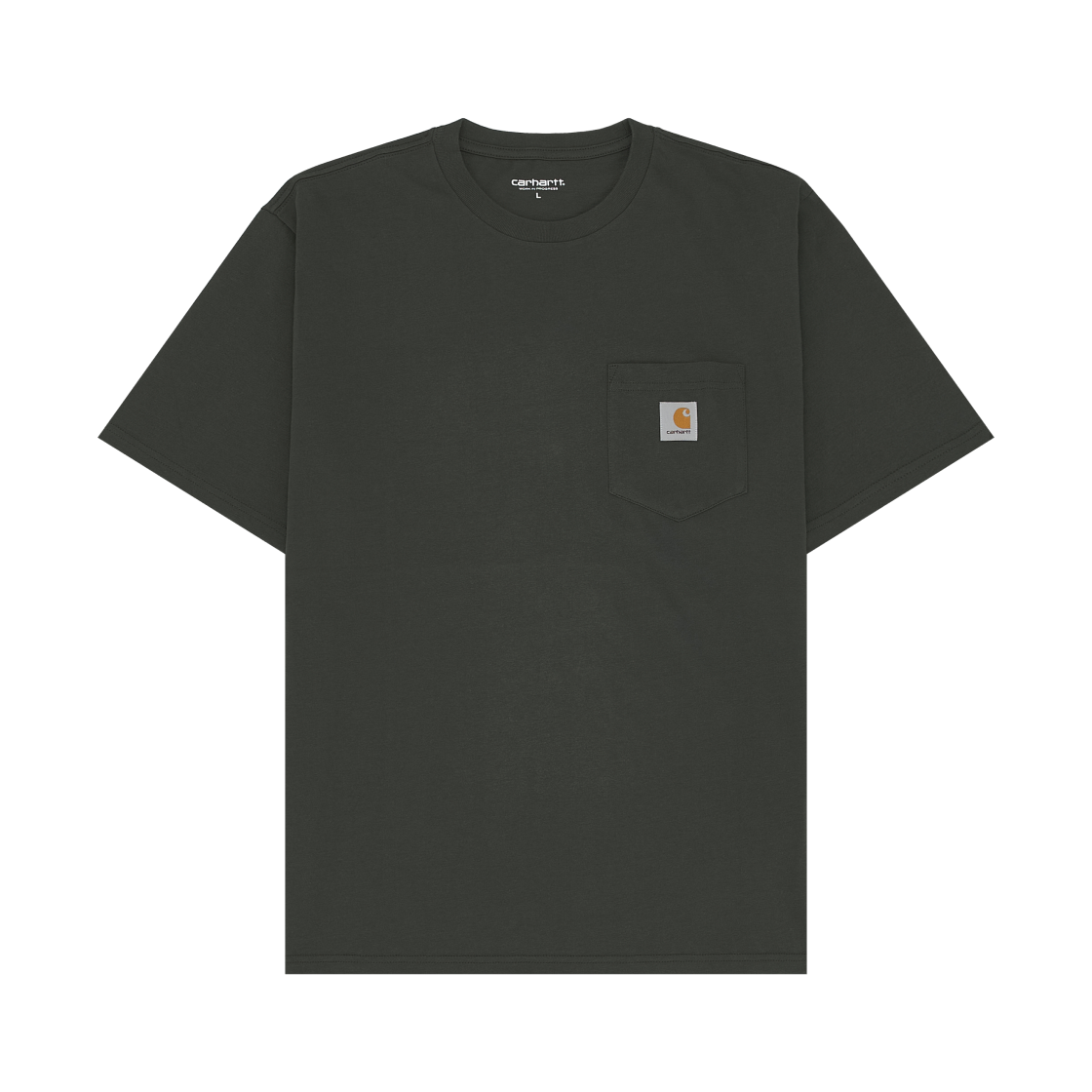 I030434-3IQ-XX Carhartt WIP S/S Pocket T-Shirt Oxide Green