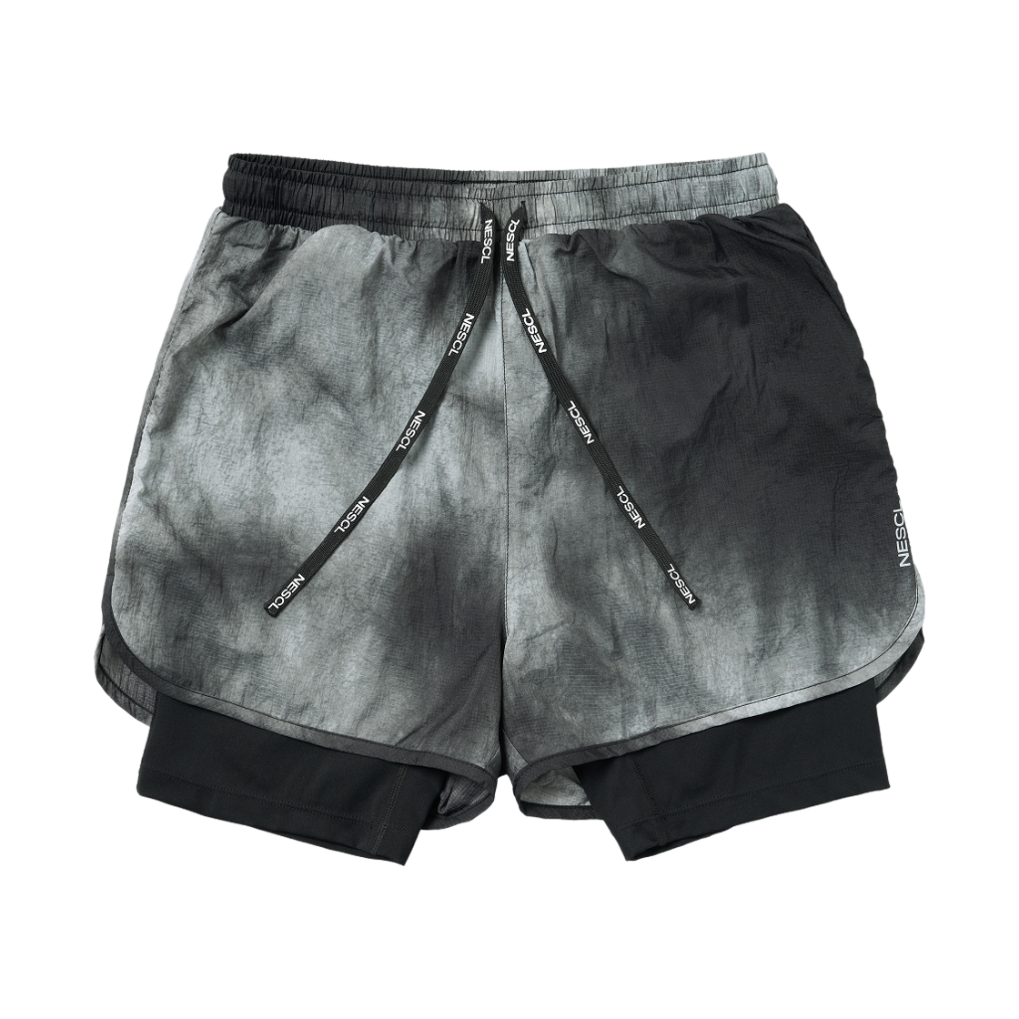 네거티브 스플릿 클럽 제로쉘 타이다잉 2in1 팬츠 블랙(negative split club ZeroShell Tie-Dyeing 2in1 Pants Black)