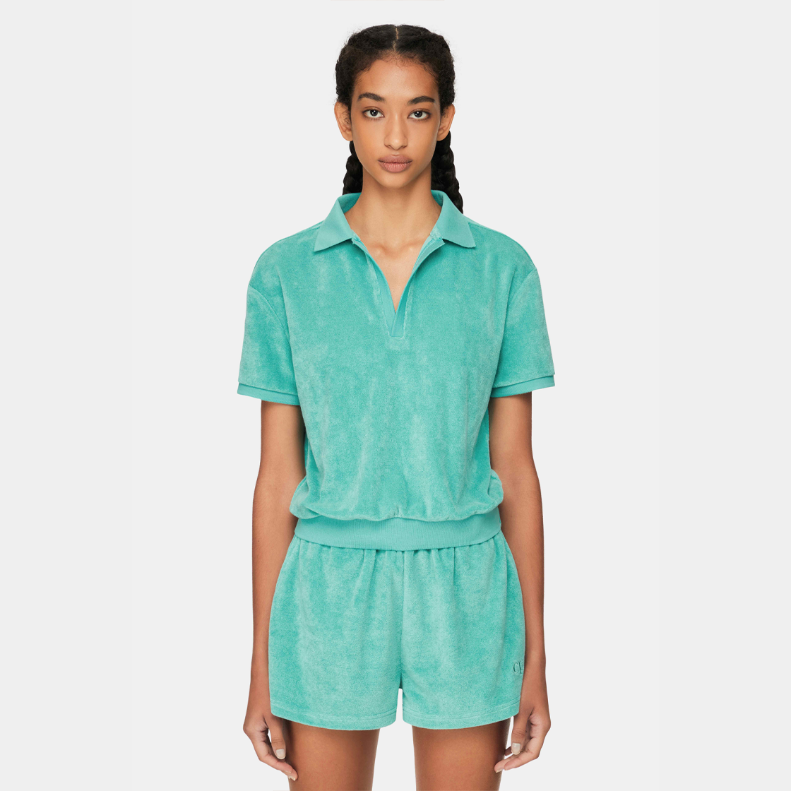 라이트 테리 폴로 셋업_티파니 그린(LIGHT TERRY POLO SETS_TIFFANY GREEN) - 2