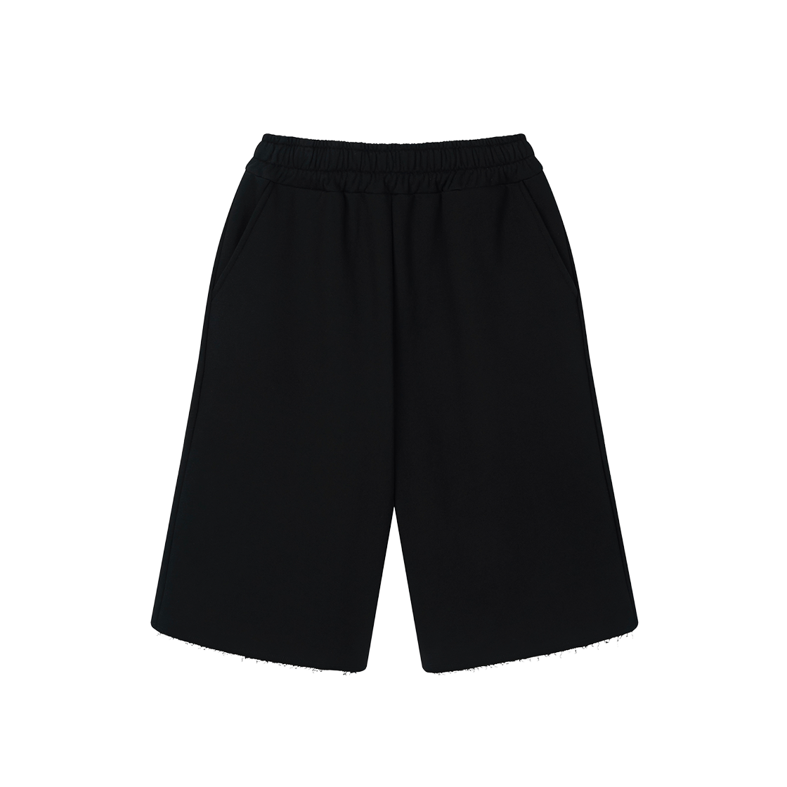 준느 P20 스웻 버뮤다 팬츠 블랙(Junne P20 Sweat Bermuda Pants Black)
