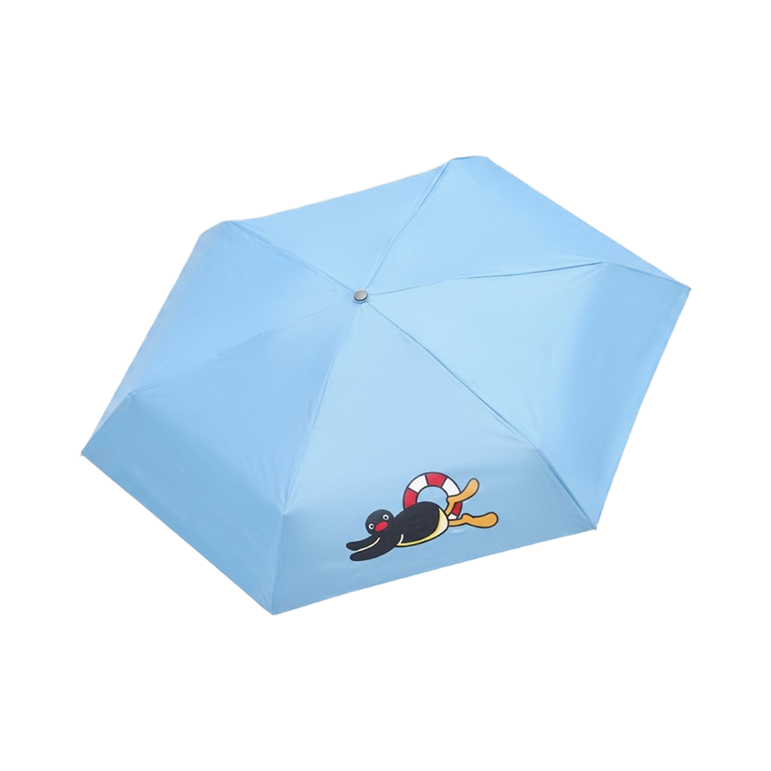 투썸플레이스 x 핑구 5단 양우산 블루(A Twosome Place x Pingu 5-Fold Umbrella Blue) - 2