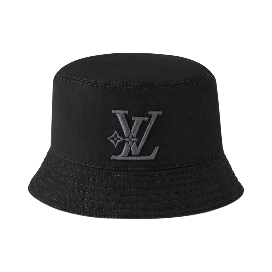 M7725L/M7725M Louis Vuitton LV Smash Rain Bucket Hat Black